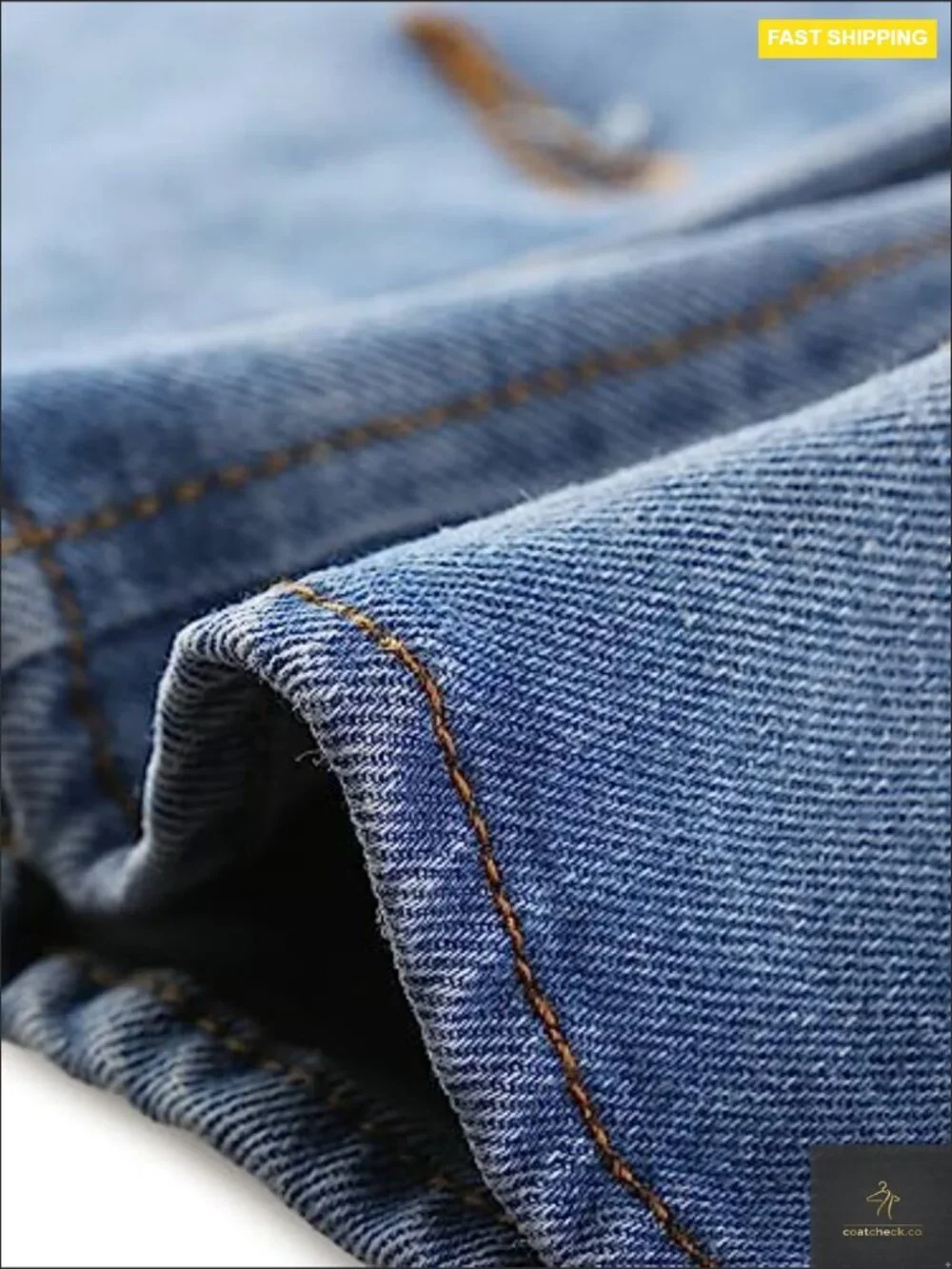 Retro Button Down Denim Jacket Classic Long Sleeve Relaxed Fit Single Breasted